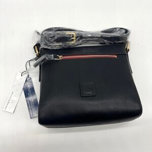 Dooney & Bourke Florentine Leather Allison Crossody Handbags Black